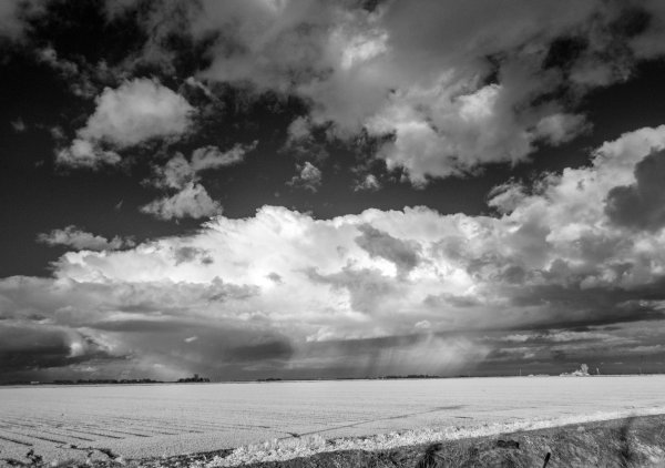 Небо черно белое фото