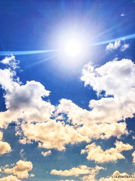 Небо с облаками