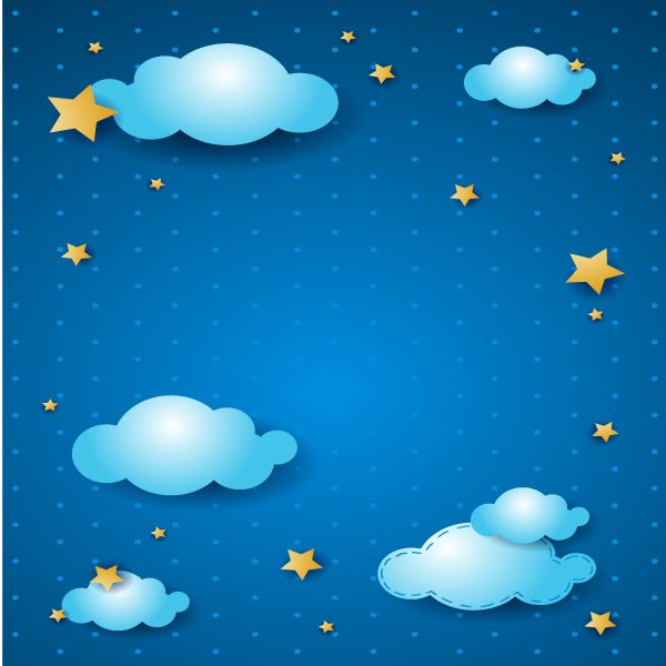 Звездное небо мультяшное