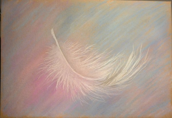 Перо пастелью