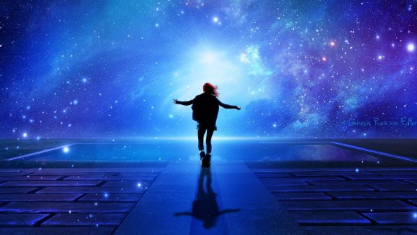 Человек идущий к звёздам