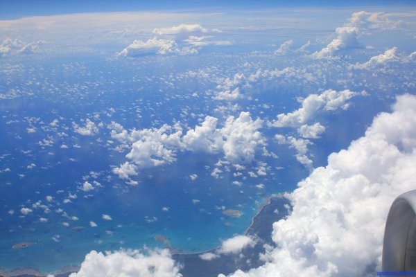 Небо из самолета