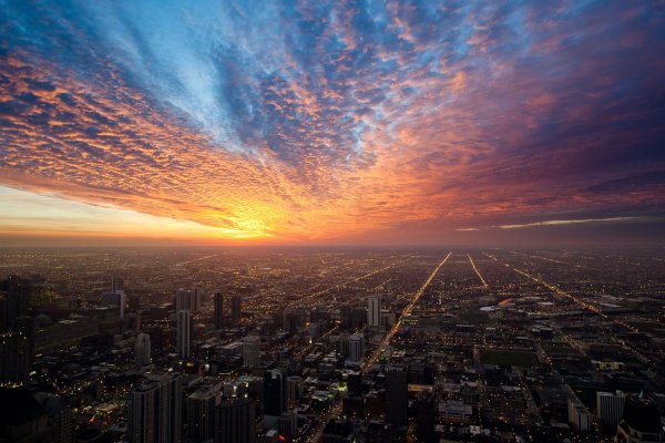 Небо вид с самолета