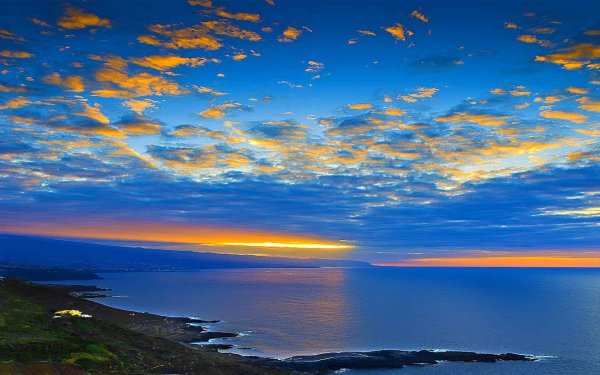 Красота неба закат