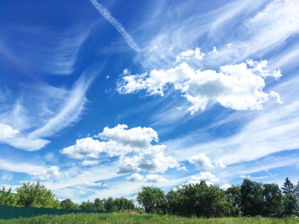 Облака летом