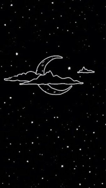 Звездное небо карандашом