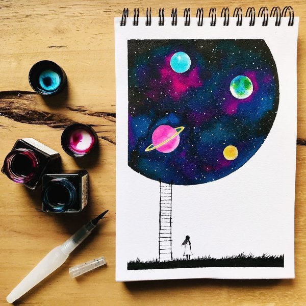 Акварельные иллюстрации