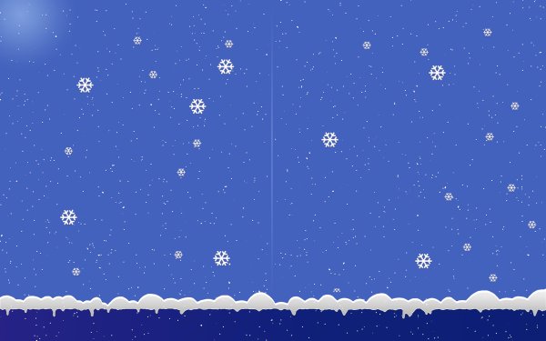 Снег фон