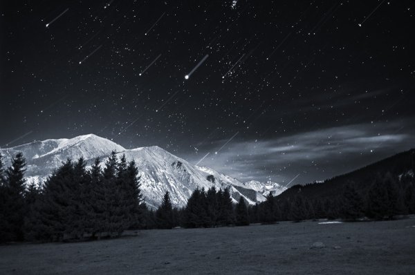 Ночное небо в горах