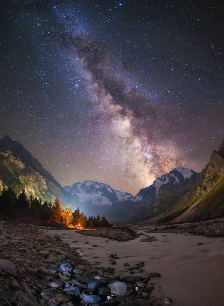 Млечный путь горный Алтай
