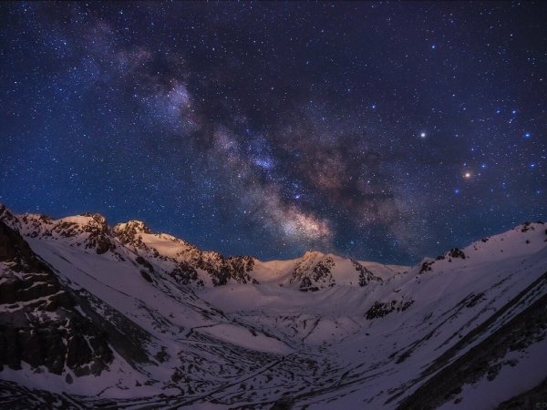 Ночное небо в горах