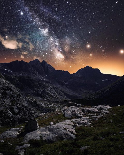 Космос в горах