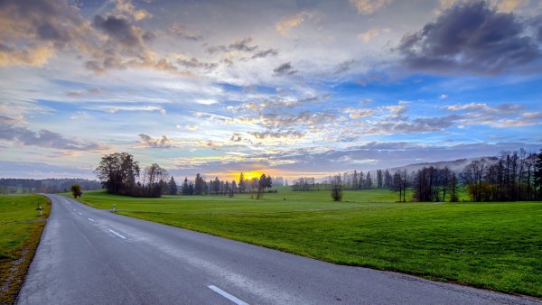 Пейзаж дорога