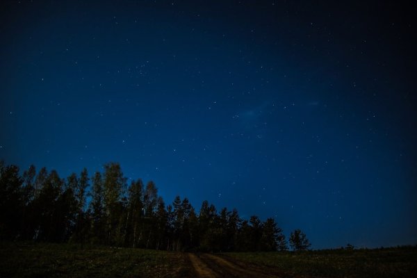 Ночное небо над Москвой