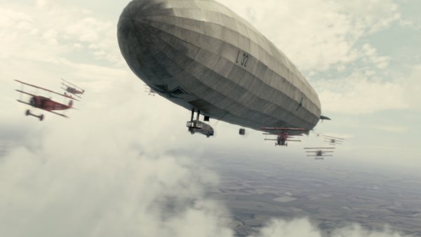 Воздушный корабль дирижабль фэнтези 1920