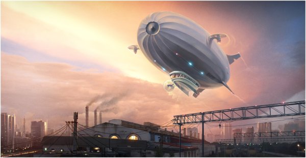 Дирижабль Airlander 10 внутри