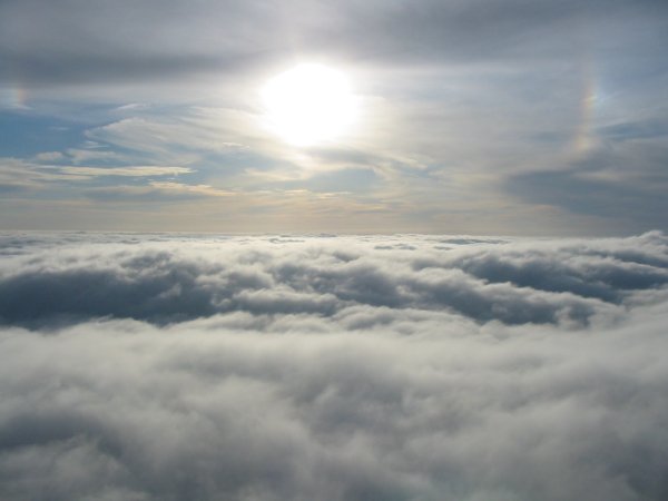 Облака вид сверху