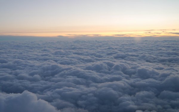 Облака вид сверху