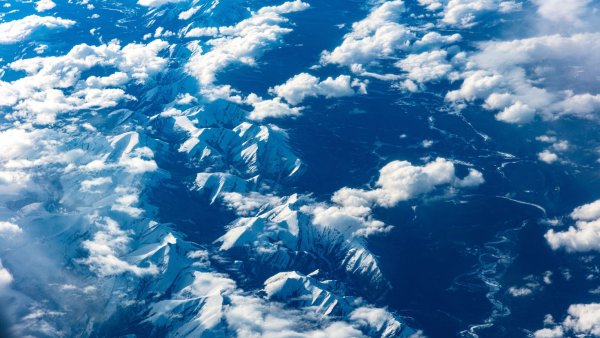 Облака вид сверху