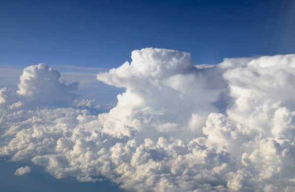 Облака сверху