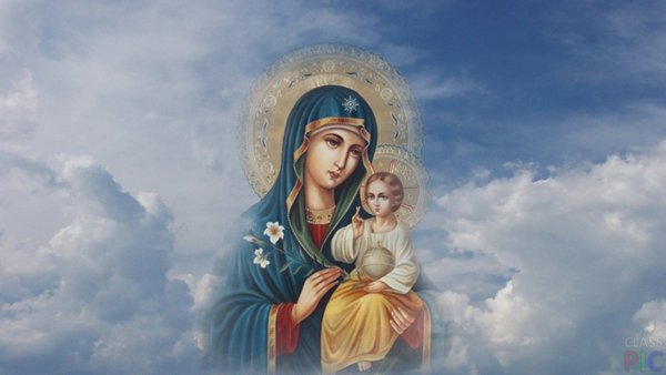 Дева Мария на небесах