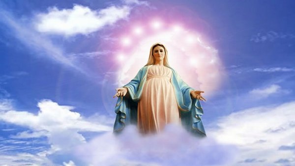 Иконы на голубом фоне