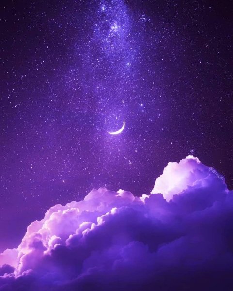 Серое ночное небо