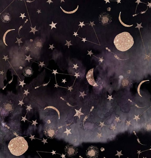 Звездное небо над лесом