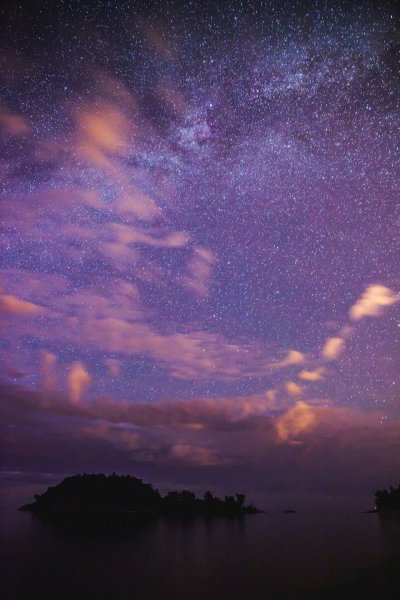 Темное ночное небо