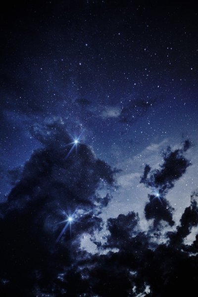 Звездное небо из окна