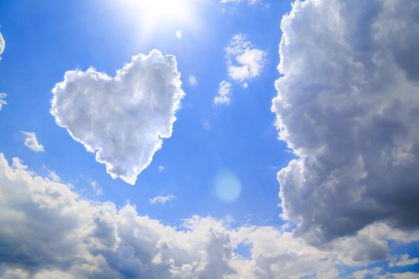 Человек на фоне неба