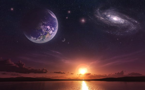 Космические пейзажи на земле