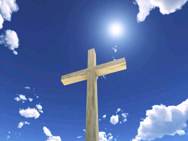 Крест в небе