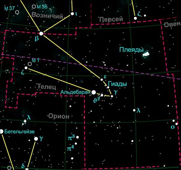 Звезда альхека Созвездие тельца