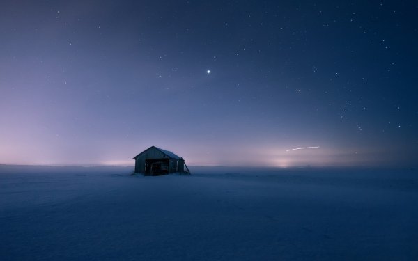 Зимнее небо ночью