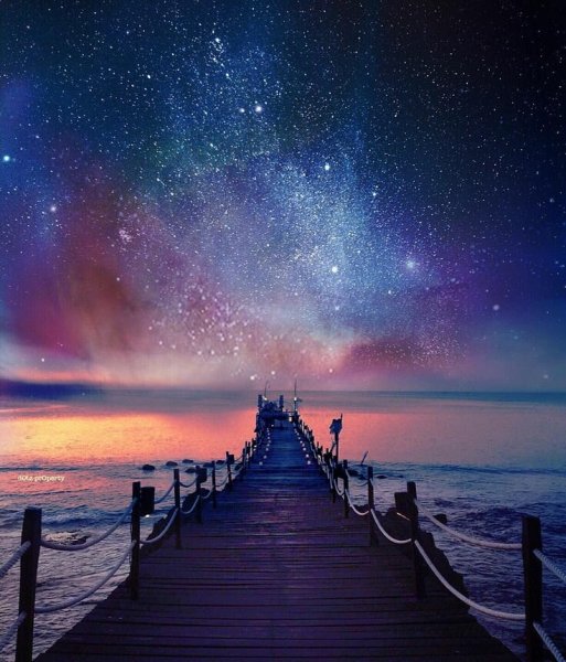 Сказочное ночное небо