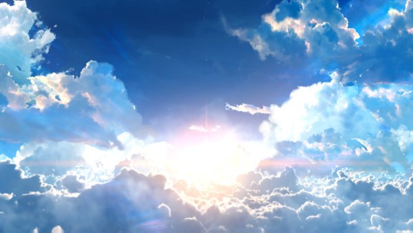 Небо Хаяо Миядзаки фон