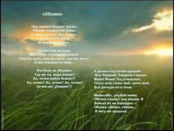 Стихи пролетели годы