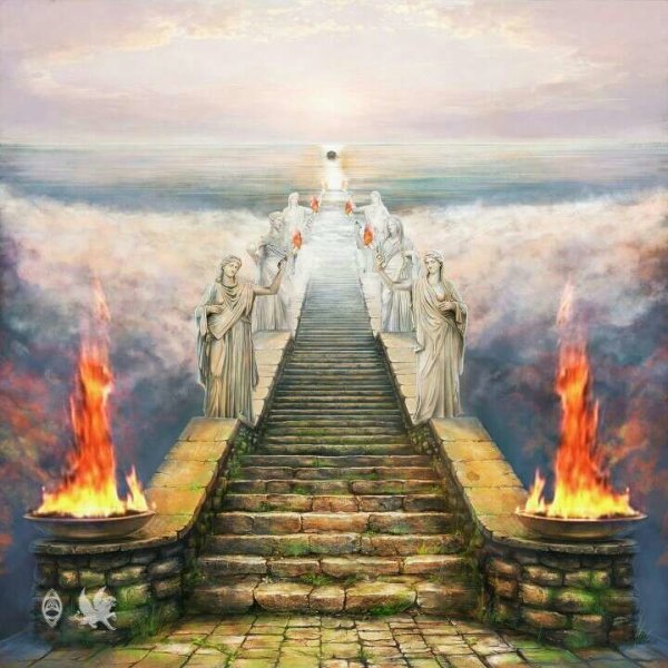 Часы с лестницей эскиз