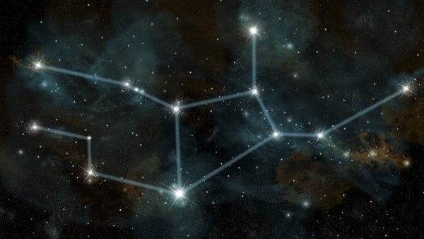 Знак зодиака Дева на небе