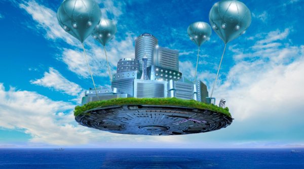 Воздушный город будущего
