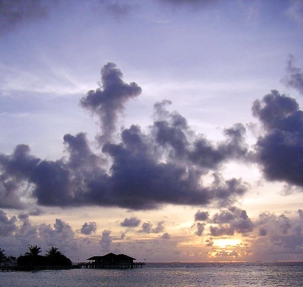 Облака в виде Креста