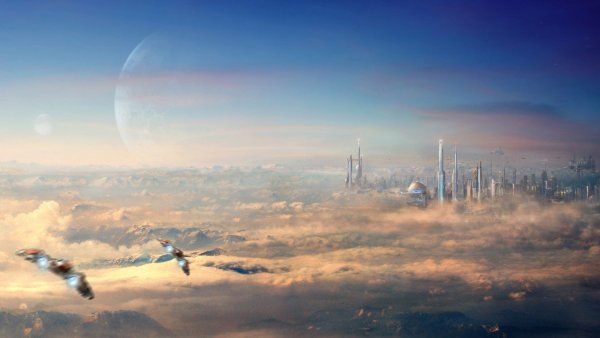 Фантастические пейзажи планет