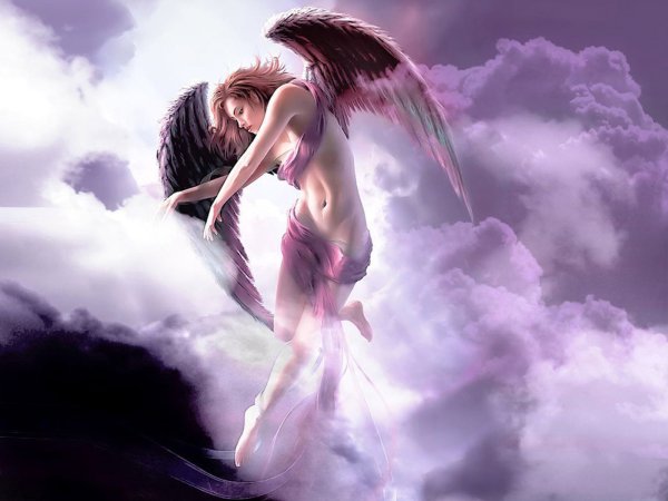 Картинки ангелов с крыльями красивые