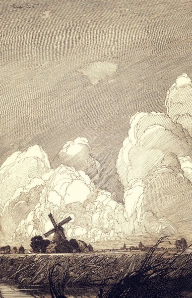 Небо гравюра