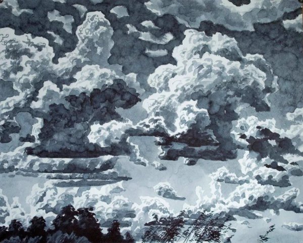 Пейзаж пятнами