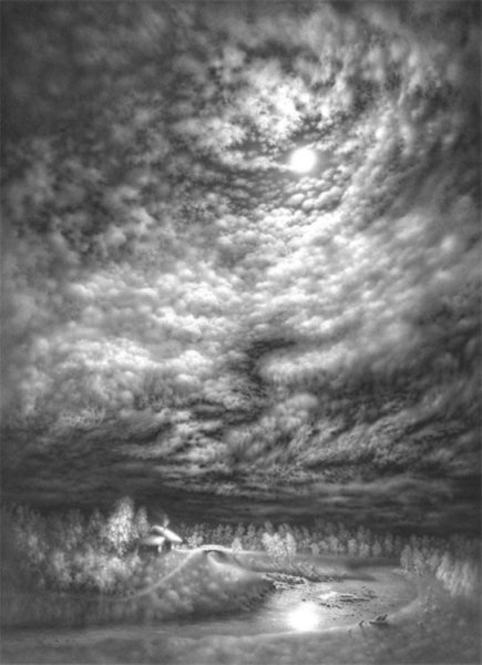 Облака нарисованные