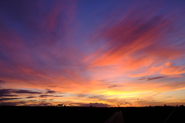 Небо вечер закат