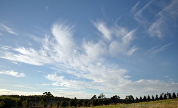 Небо перистые облака