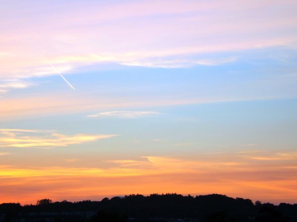 Предзакатное небо